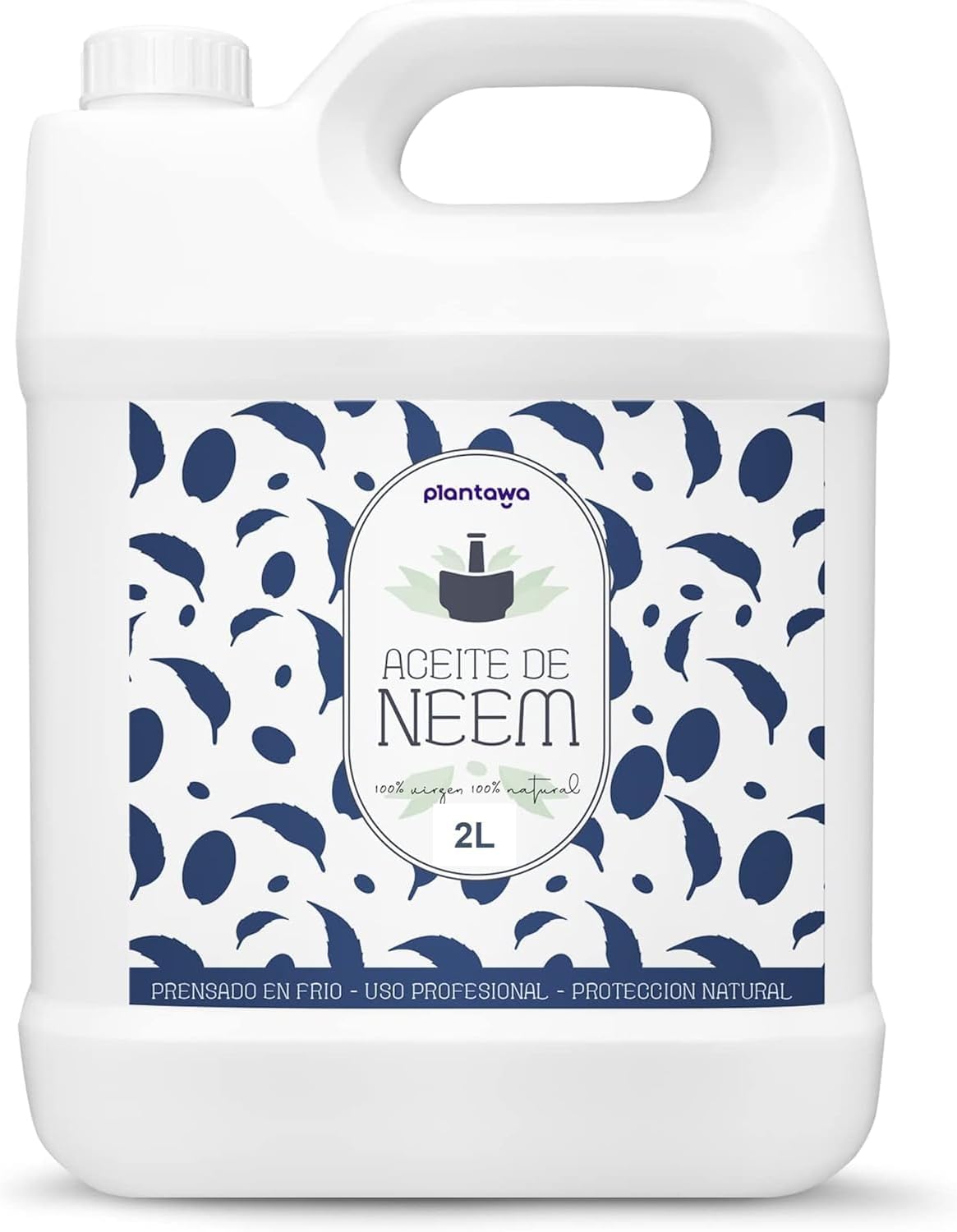 PLANTAWA Aceite de Neem 2L - Prensado en Frío, Solución Natural contra Plagas