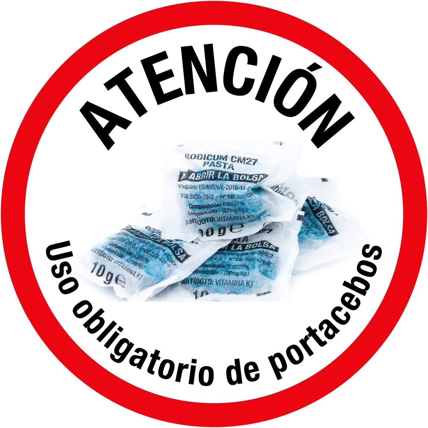Raticida en Pasta - Control Completo para Ratas y Topillos, Interiores y Exteriores