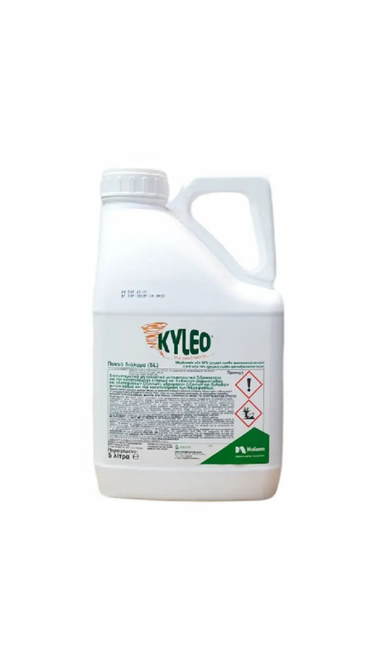 Kyleo Herbicida Intersistémico - Glifosato 24% y 2,4-D 16%, 5 Litros