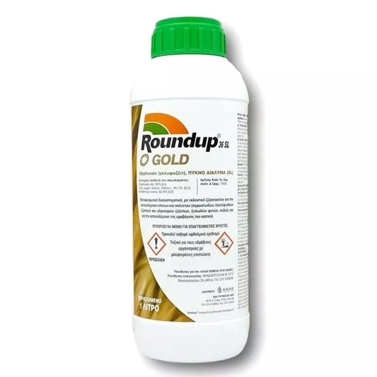 Roundup Gold 36 SL - Herbicida Sistémico Glifosato 36%, 1 litro