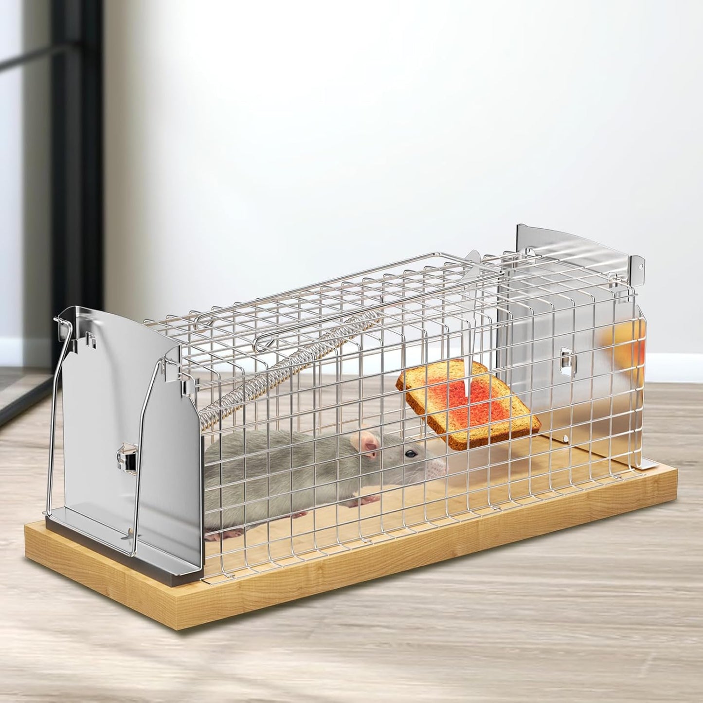 Trampa para Ratas y Ratones Reutilizable - Captura de Ratas y Ratones Vivos, 1 Unidad